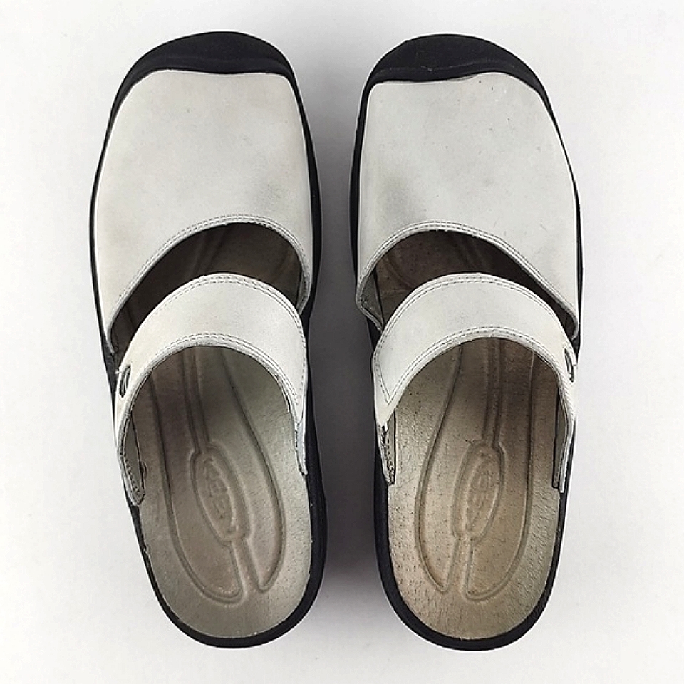 White Mary Jane Comfort Clogs - Women